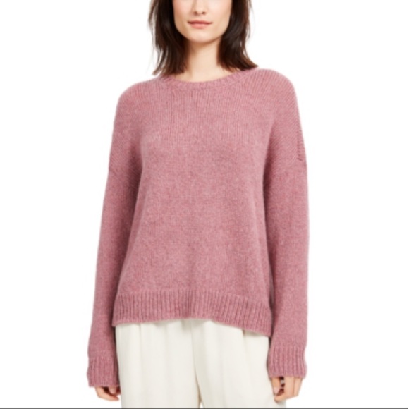 Eileen Fisher Wool Mohair Blend Crewneck Sweater - Picture 3 of 9